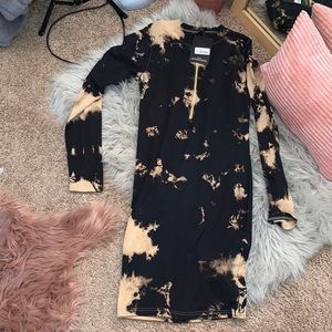 Zip front fitted dress🔥❤️